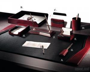 Gemini Leather 8 - PC Desk Set